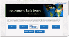 Desktop Screenshot of larktours.com